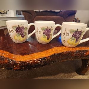 KIC Mugs Freh Fruit Hand Painted